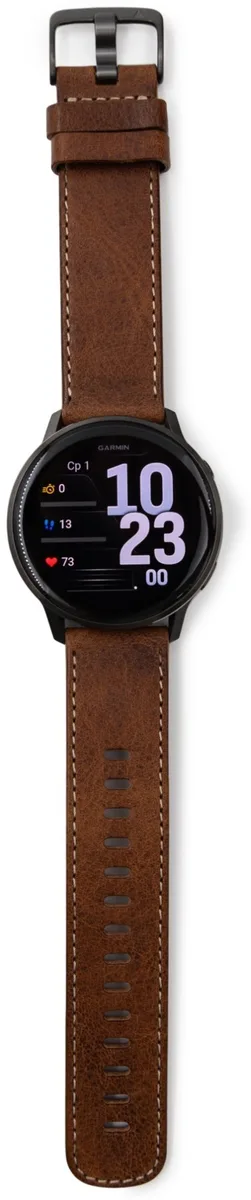 Смарт-часы Garmin VENU 4 45 мм черный-коричневый (03014-03)