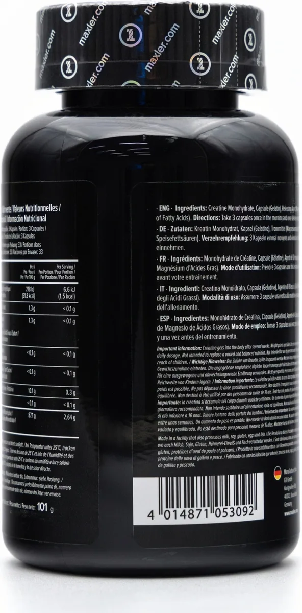 Креатин Maxler Creatine Caps 1000 100 капсул (3092)