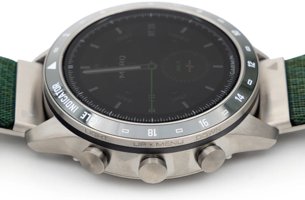 Смарт-часы Garmin MARQ Golfer Gen 2 серебристый-зеленый (02648-21)