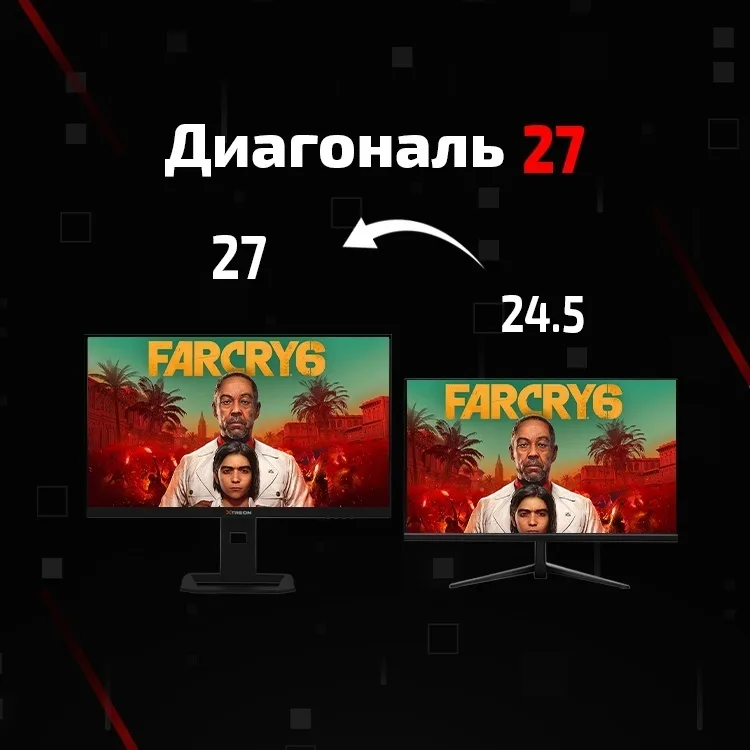 Монитор XTREON XT2712A 27" 4K Dual-Mode (288Hz) Черный