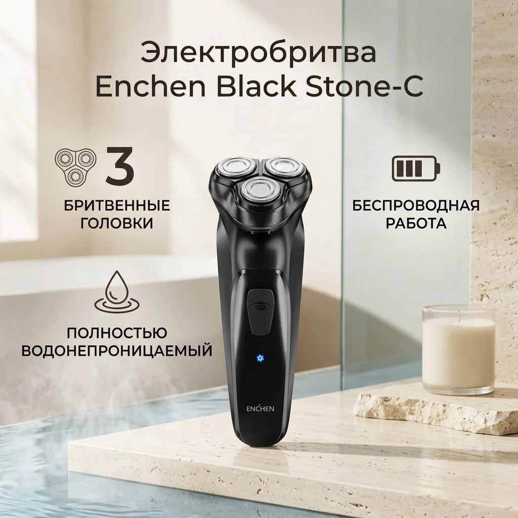 Электробритва Enchen Black Stone-C