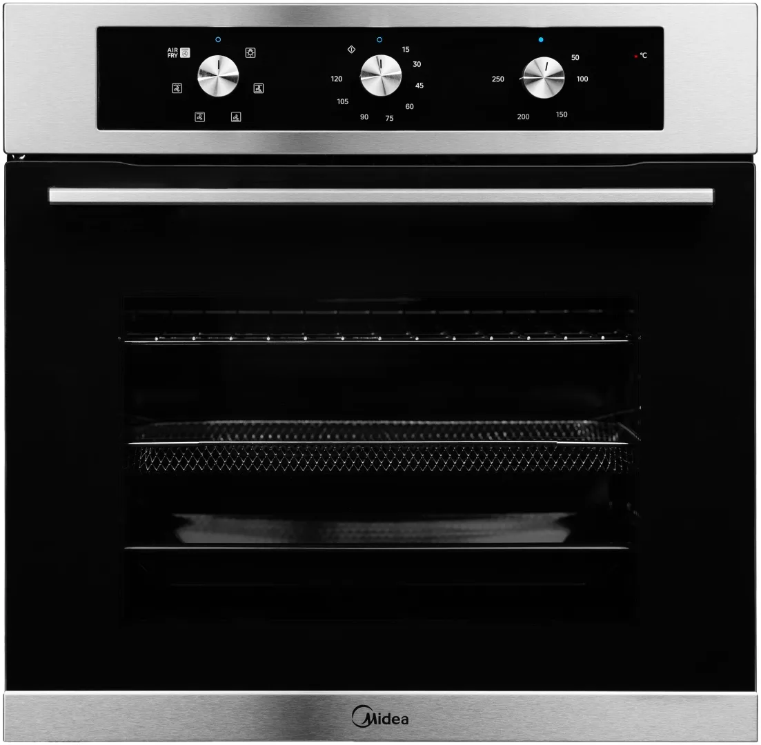 Духовой Шкаф Midea MO12000 X черный стальной