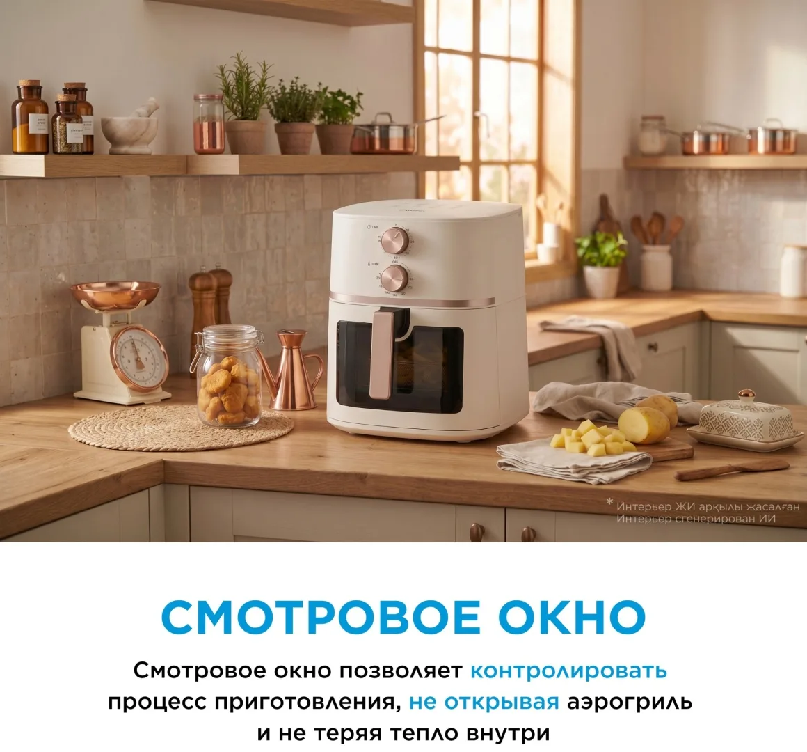 Аэрогриль Midea MF-TY70M (W) 7 л