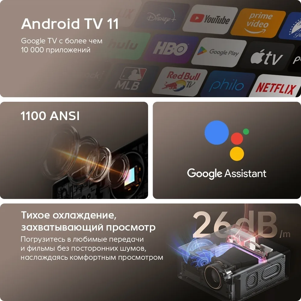 Проектор Wanbo X5 Pro Темно-Синий