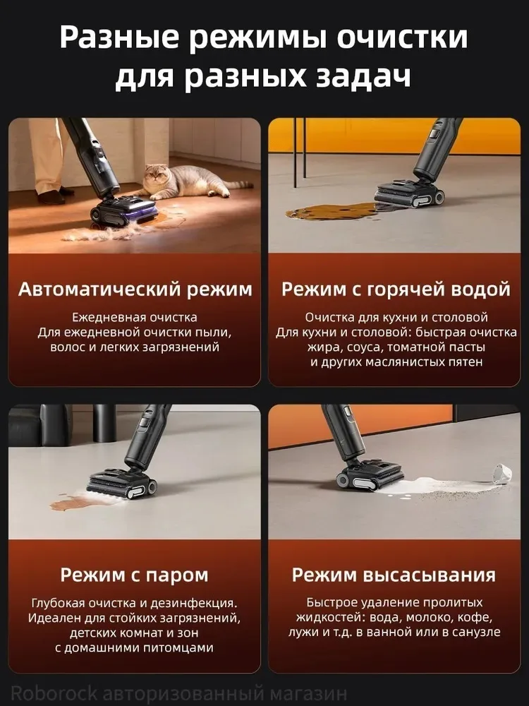 Беспроводной ручной пылесос Roborock F25 Ultra Черный