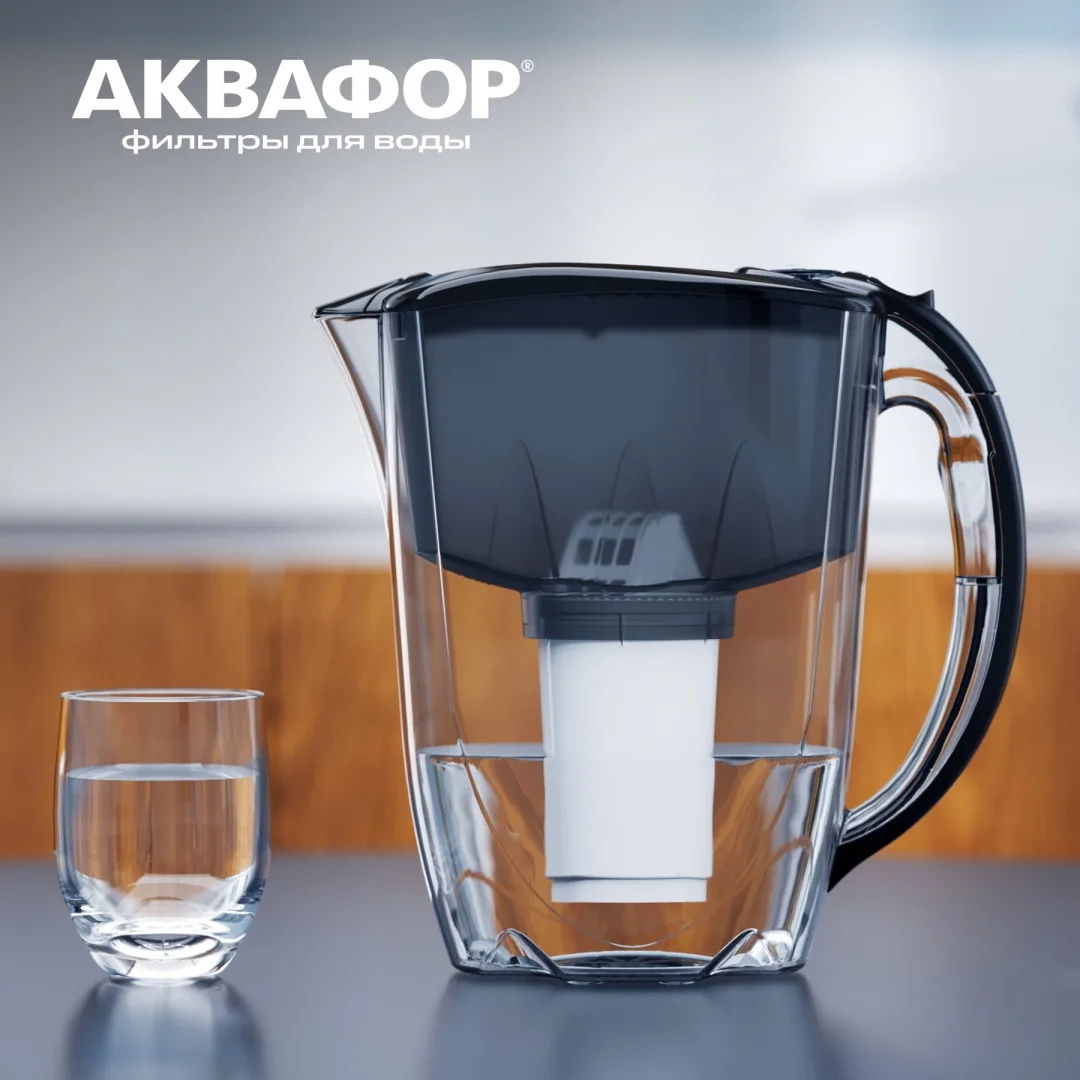 Водоочиститель Кувшин Аквафор Престиж А5 черный
