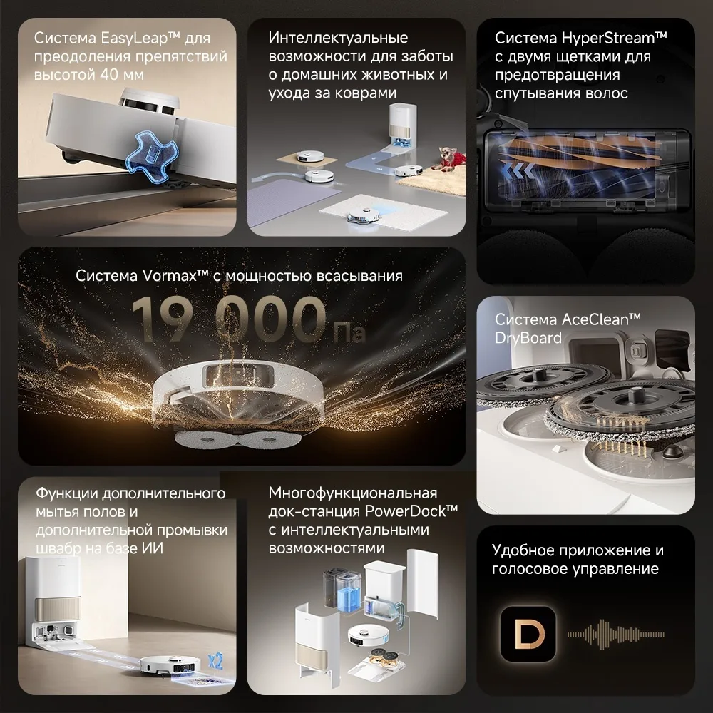 Робот-пылесос Dreame L40s Pro Ultra Белый