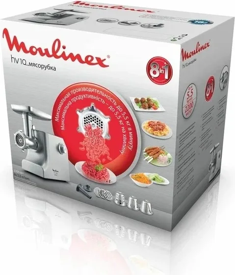 Мясорубка Moulinex HV10 ME858D32 Серебристый