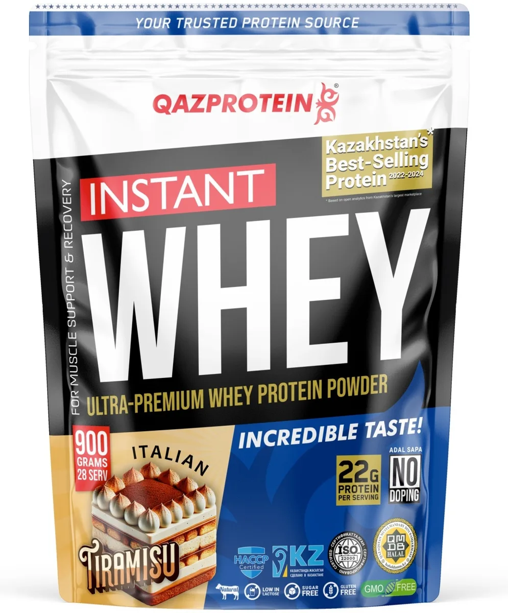 Протеин Qazprotein Instant WHEY 900г Тирамису (4058)