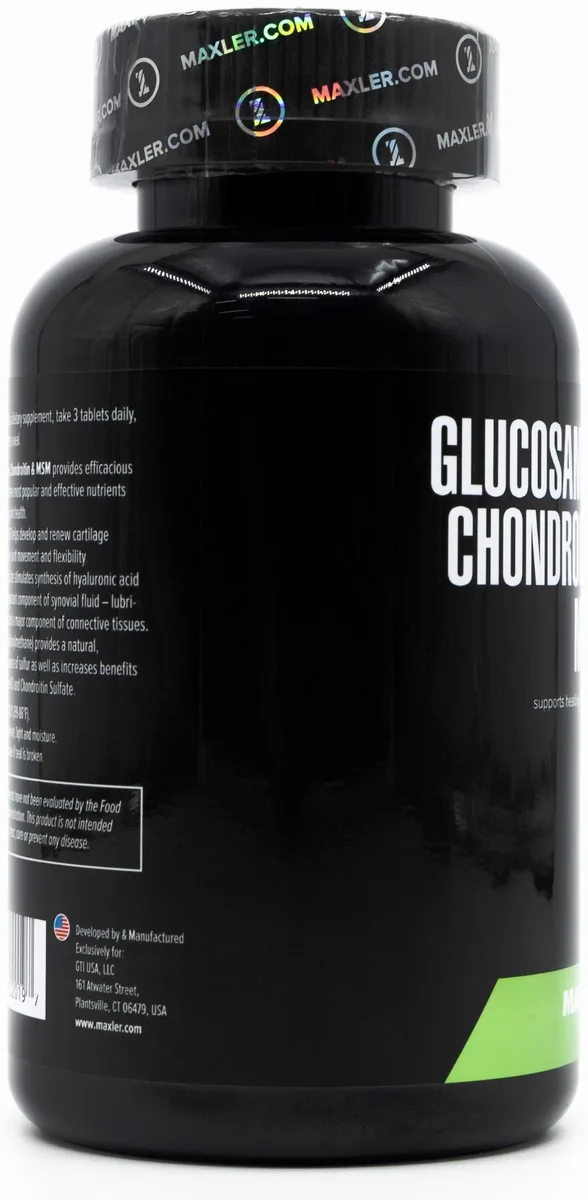 Препарат для укрепления связок Maxler Glucosamine Chondroitin MSM 180 таб (0197)