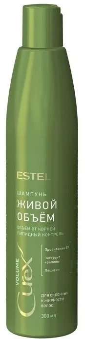 Шампунь ESTEL CUREX Живой объём (жирные) 300 мл (3904)