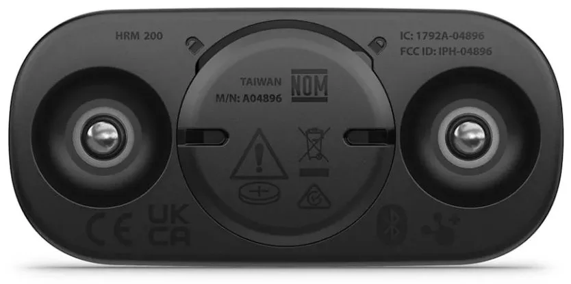 Пульсометр Garmin HRM 200 XS-S черный (13388-01)