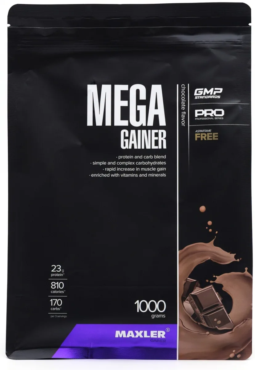 Гейнер Maxler Mega Gainer Chocolate 1000г (7697)