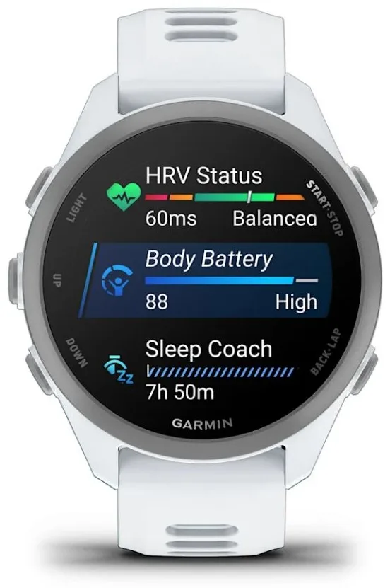 Смарт-часы Garmin Forerunner 170 Music 42 мм белый (03920-11)