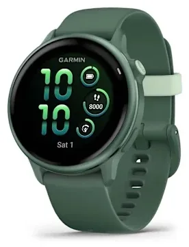 Смарт-часы Garmin Vivoactive 6 42 мм зеленый (02985-02)