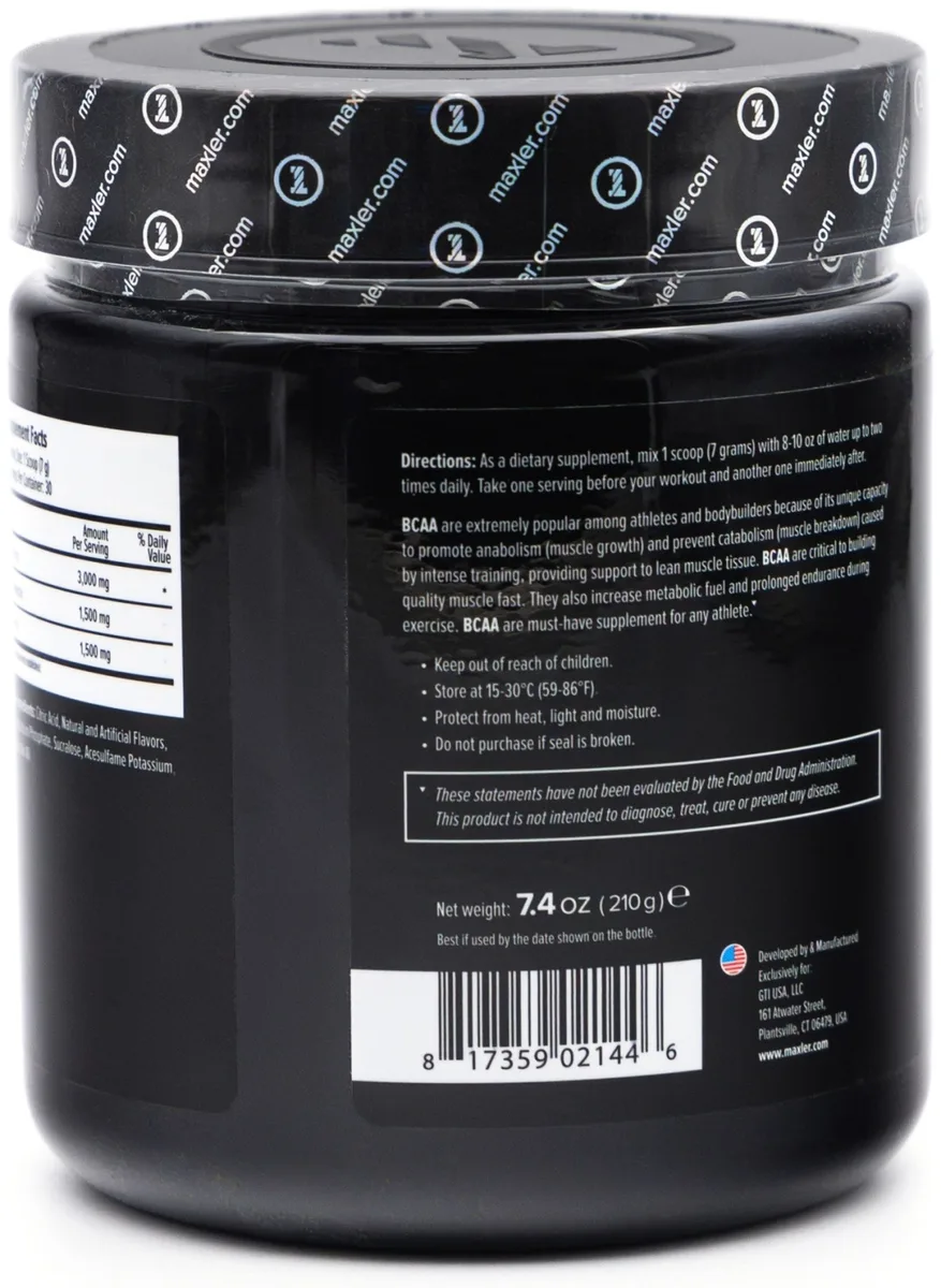 Аминокислота Maxler 100% Golden BCAA  Fruit Punch 210г (1446)
