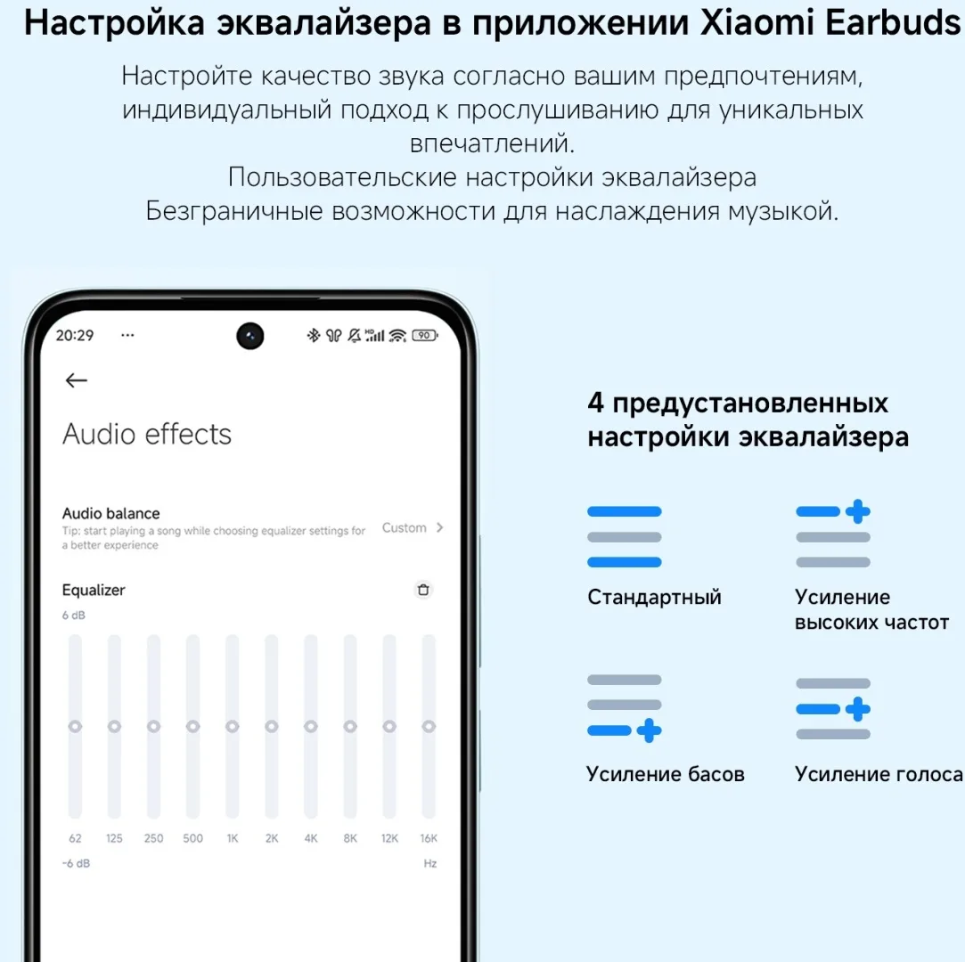 Наушники Redmi Buds 6 Lite Black