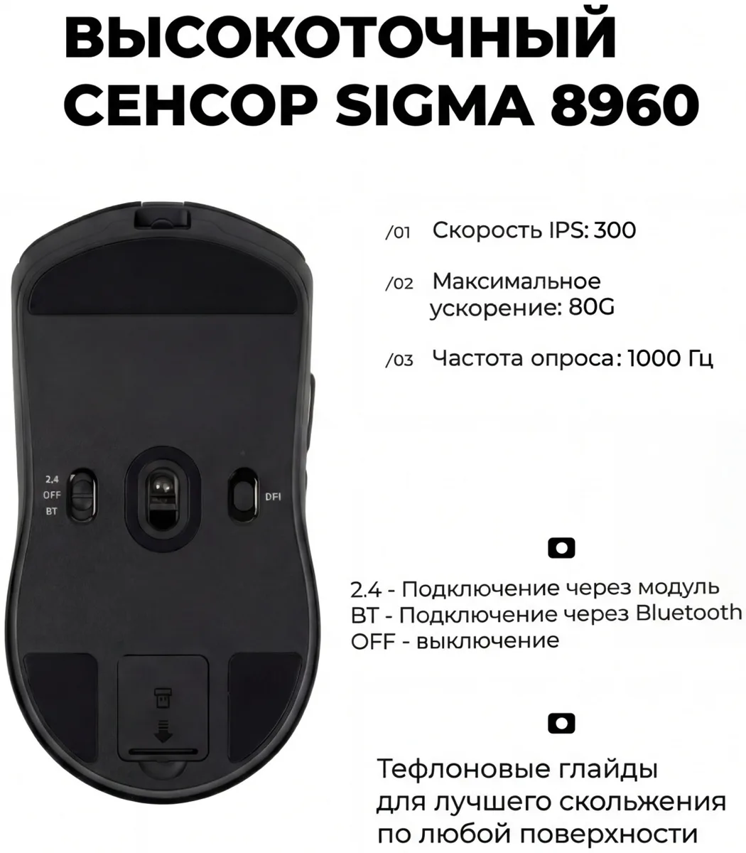 Мышь игровая Xtreon XT1 Черный