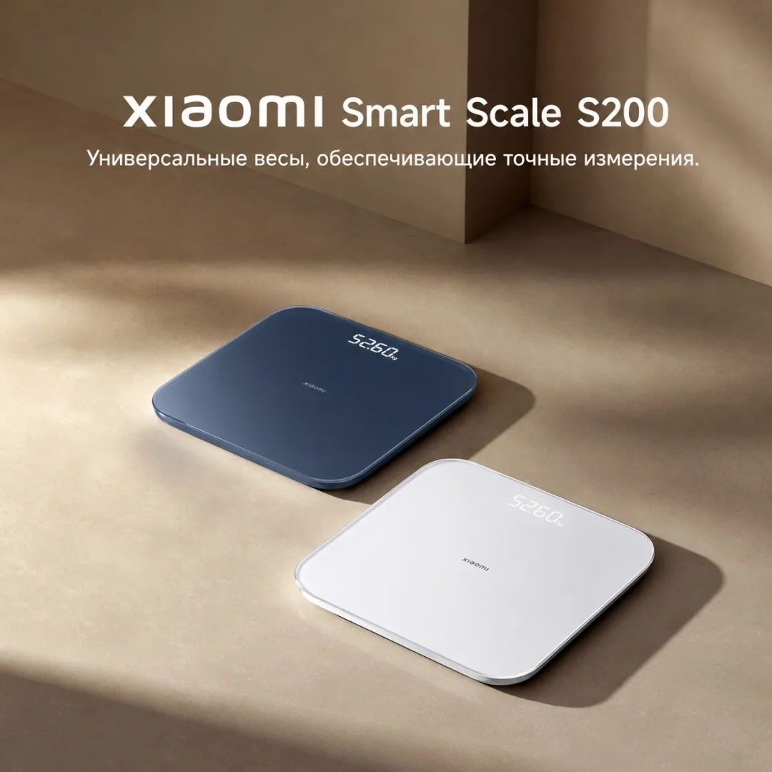 Весы Xiaomi Smart Scale S200 Темно-Серый