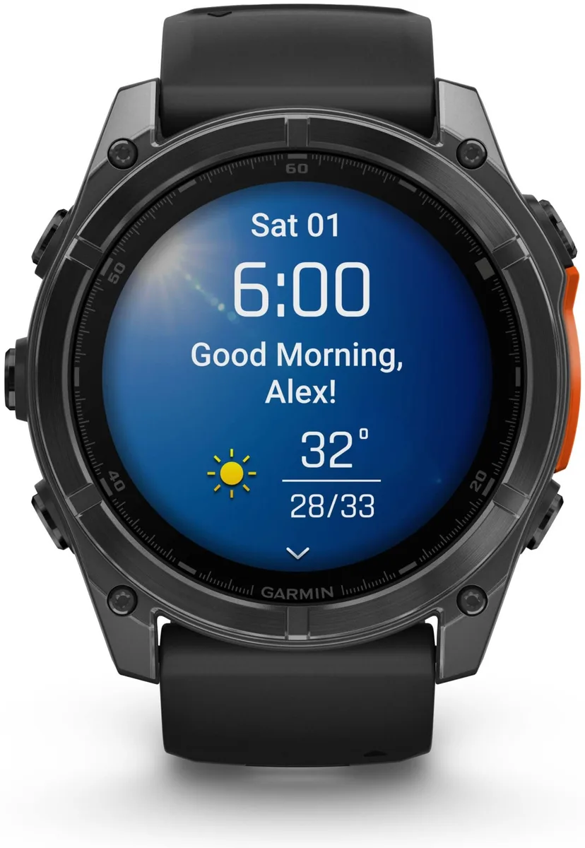 Смарт-часы Garmin Fenix 8 51 мм черный (02905-00)