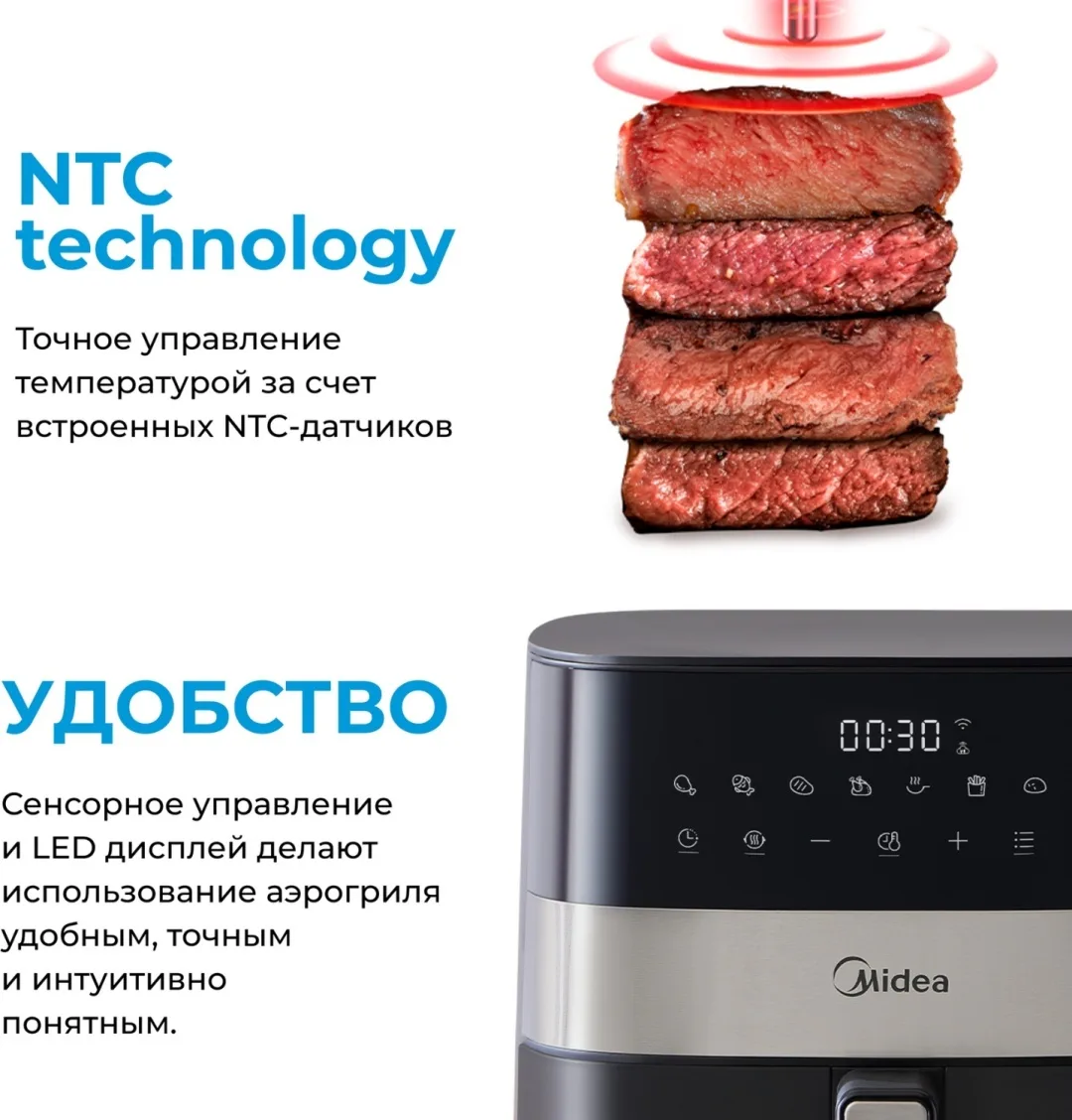 Аэрогриль Midea MF-CN65E2
