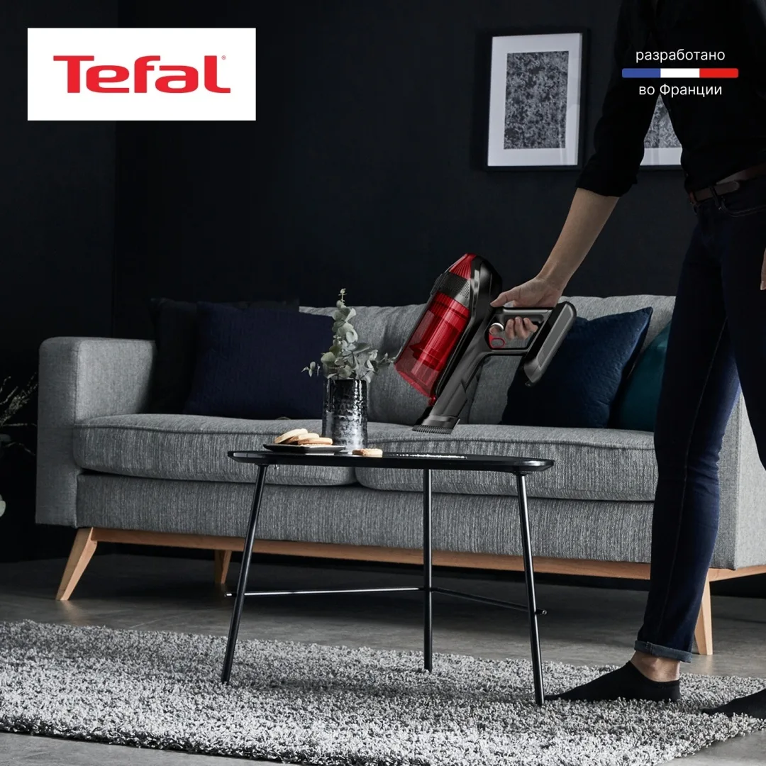 Беспроводной ручной пылесос Tefal TY98A9WO Красный