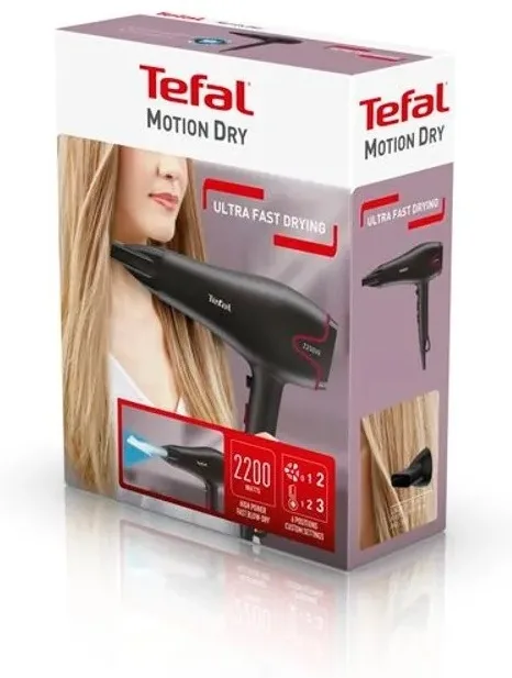 Фен Tefal HV5700D8 Черный