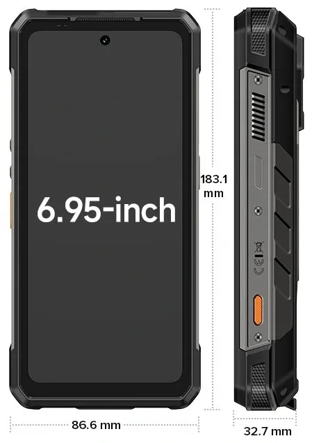 Смартфон Ulefone Armor 34 Pro+ 16 ГБ/512 ГБ черный