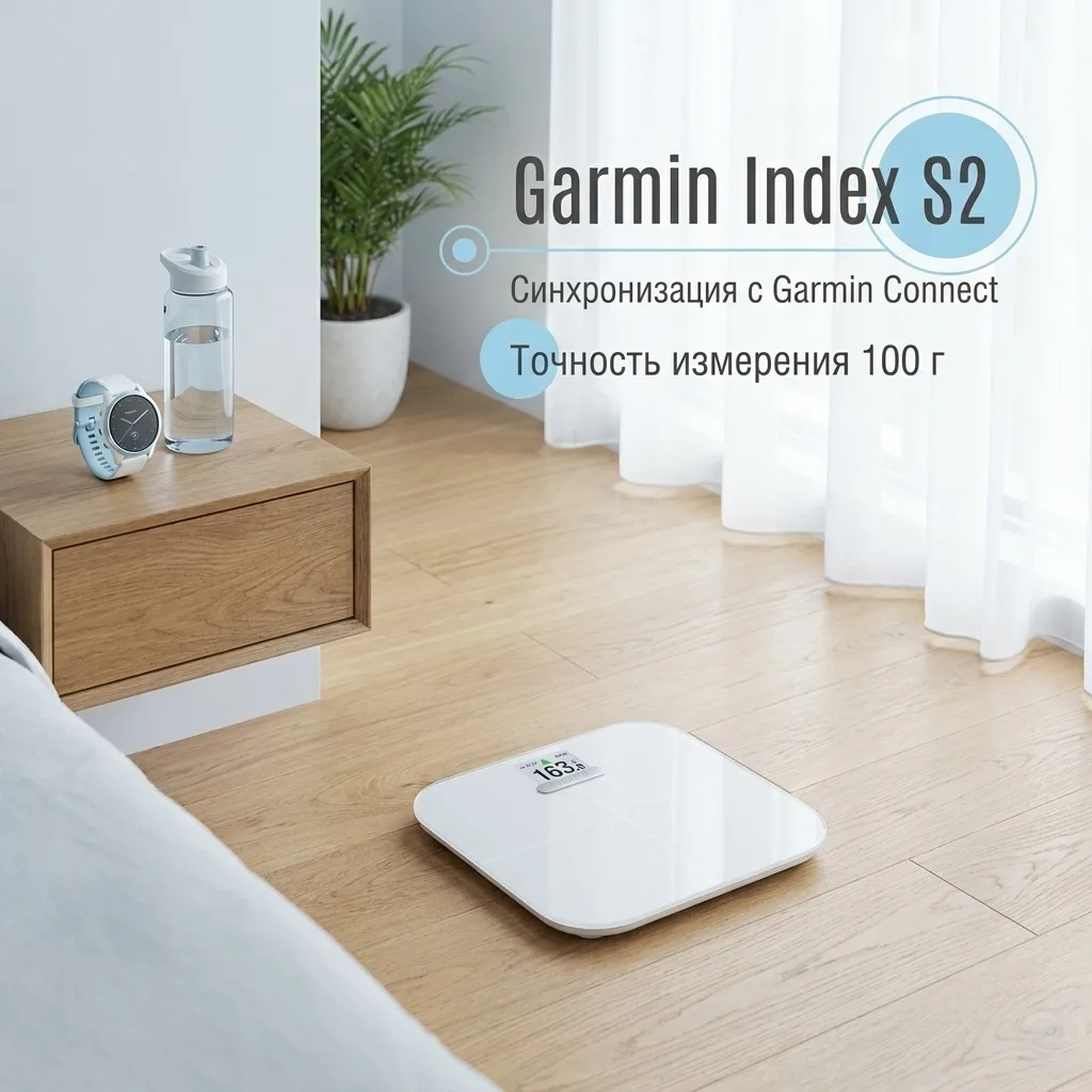 Напольные весы Garmin Index™ S2 белые (02294-13)