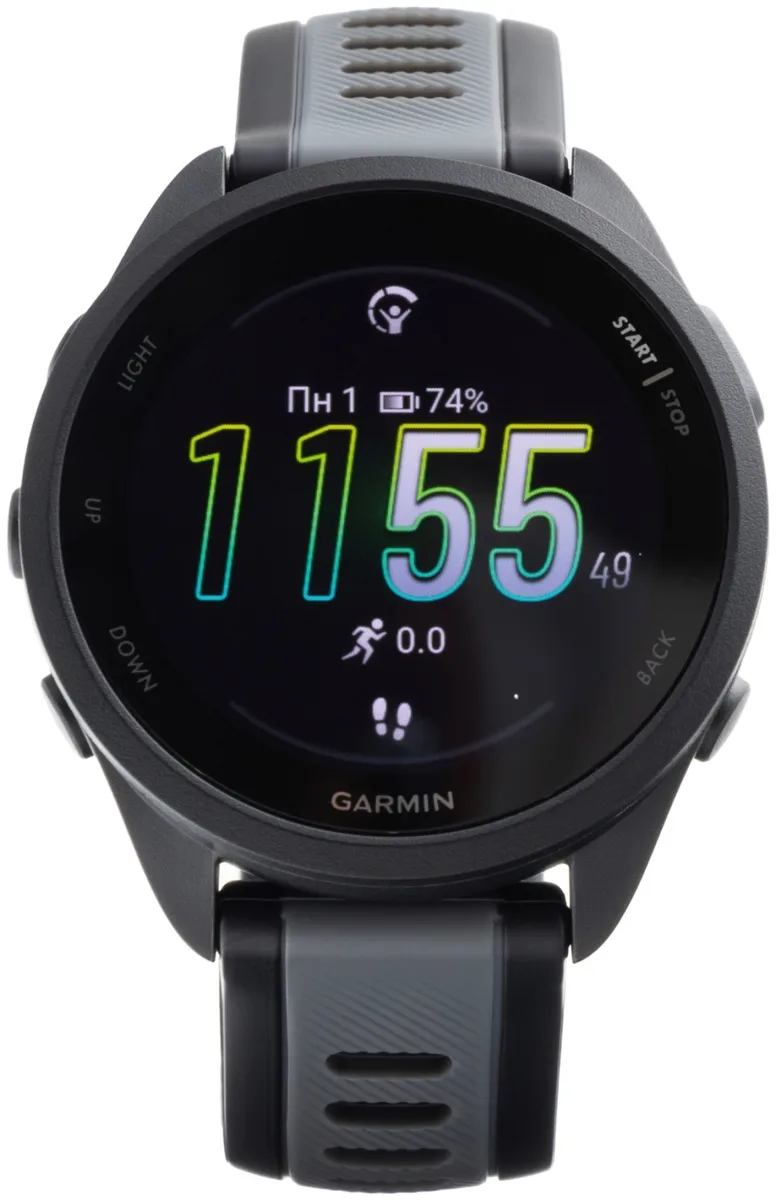 Смарт-часы Garmin Forerunner 165 черный-серый (02863-20)