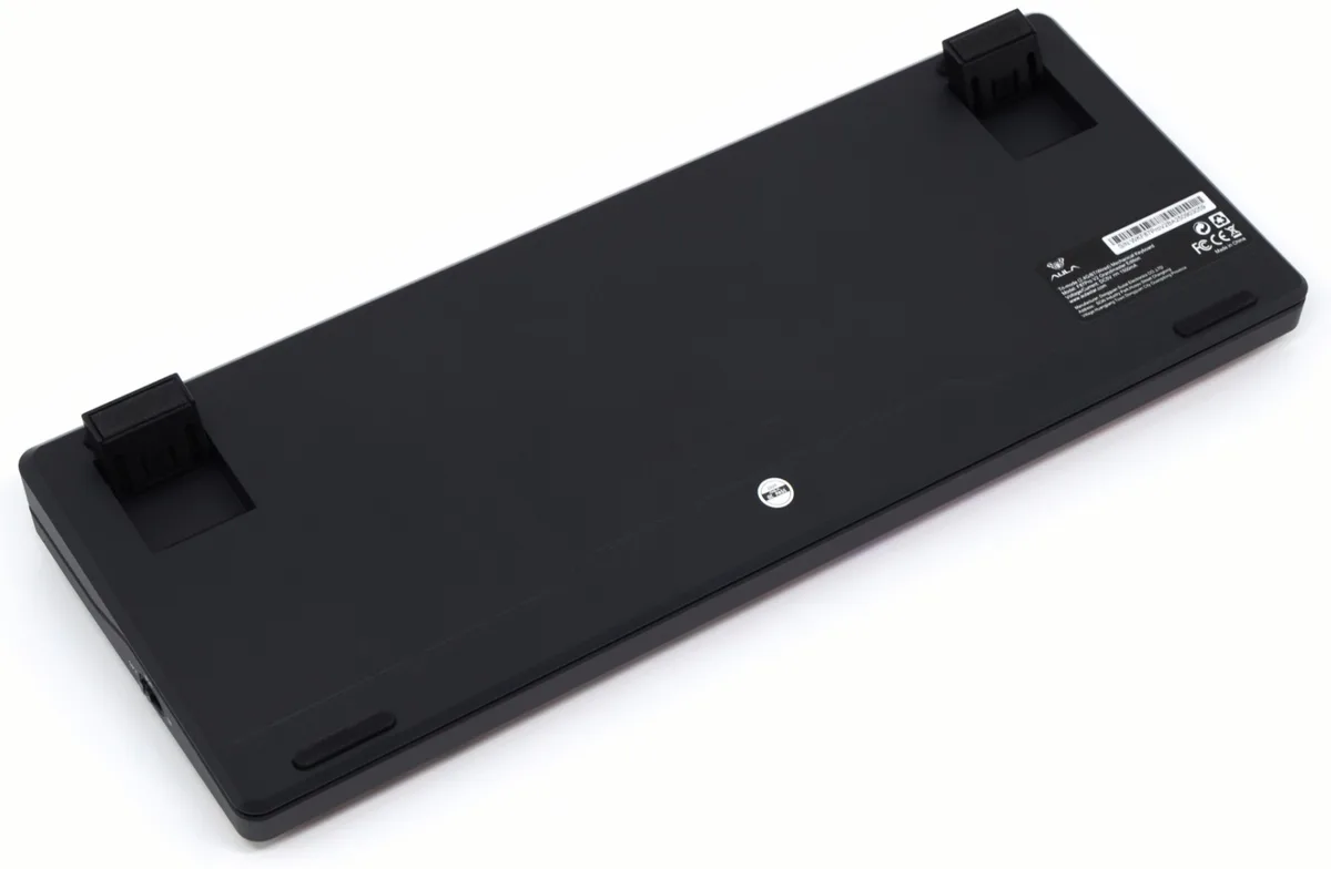 Клавиатура AULA F87 Pro Blank Черно-Розовый (2643)