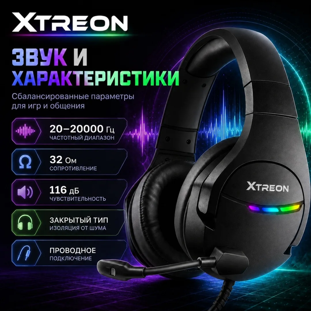 Наушники Xtreon GS-2 черный