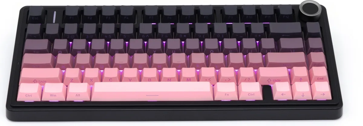 Клавиатура AULA F75 Blank Розовый (3164)
