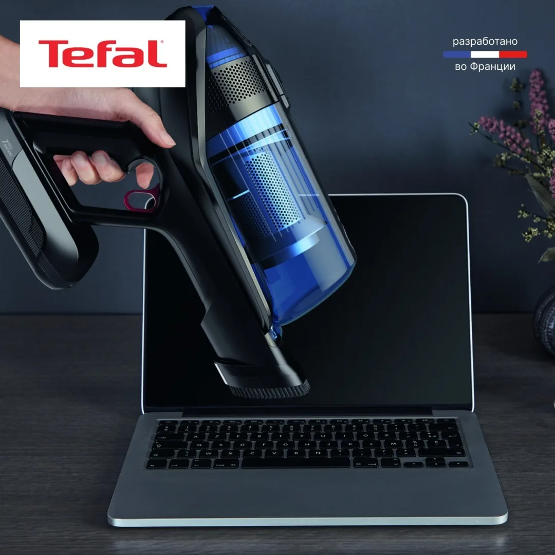 Беспроводной ручной пылесос Tefal TY98C0WO Синий