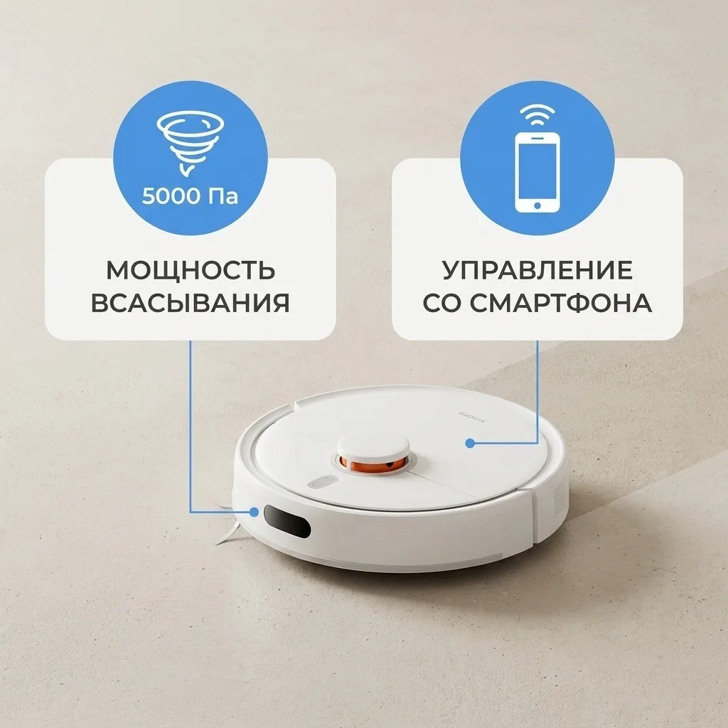 Робот-пылесос Xiaomi S20 Белый
