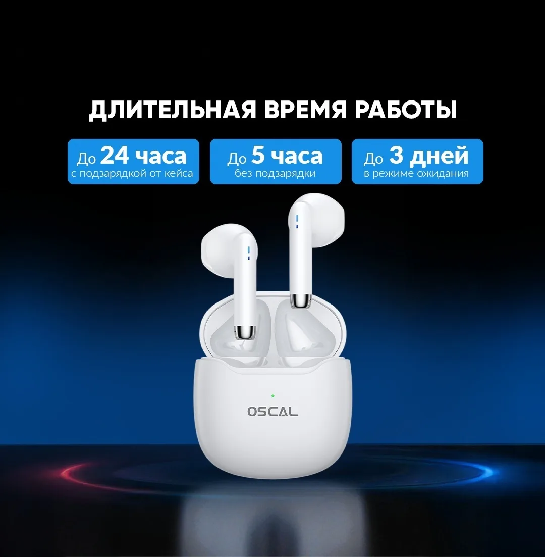 Наушники BlackView Oscal HiBuds 5 Белый