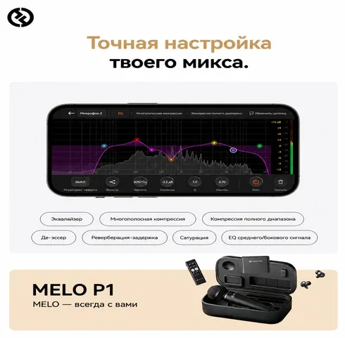 Микрофон Hollyland MELO P1 Combo