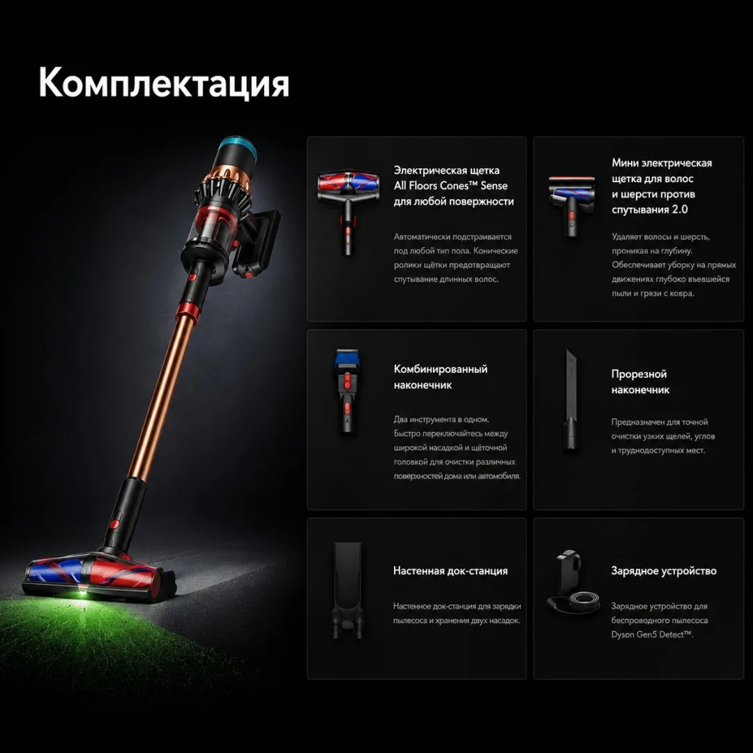 Пылесос вертикальный Dyson V16 SV53 Piston Animal
