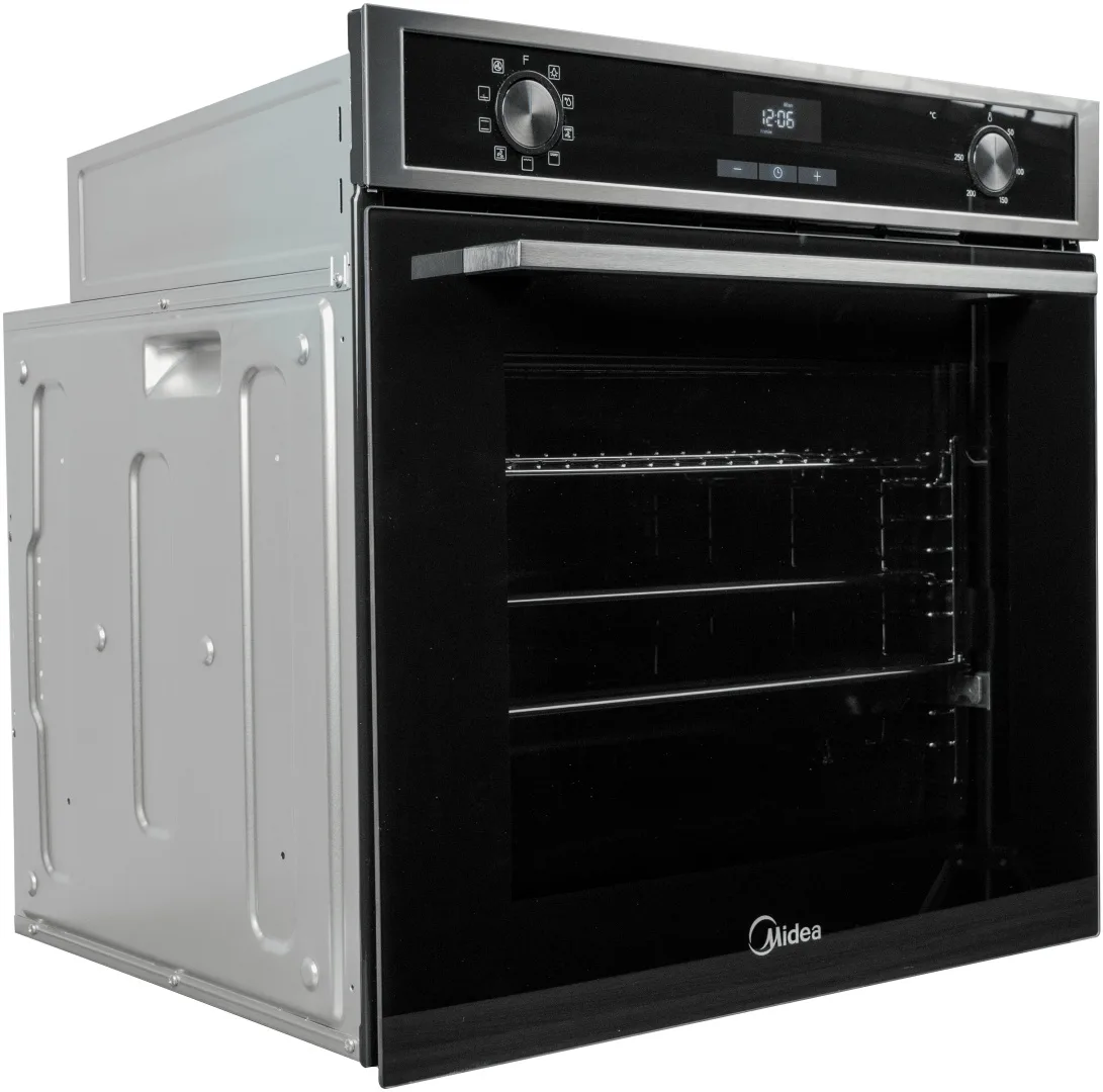 Духовой Шкаф Midea MO72105X черный, стальной