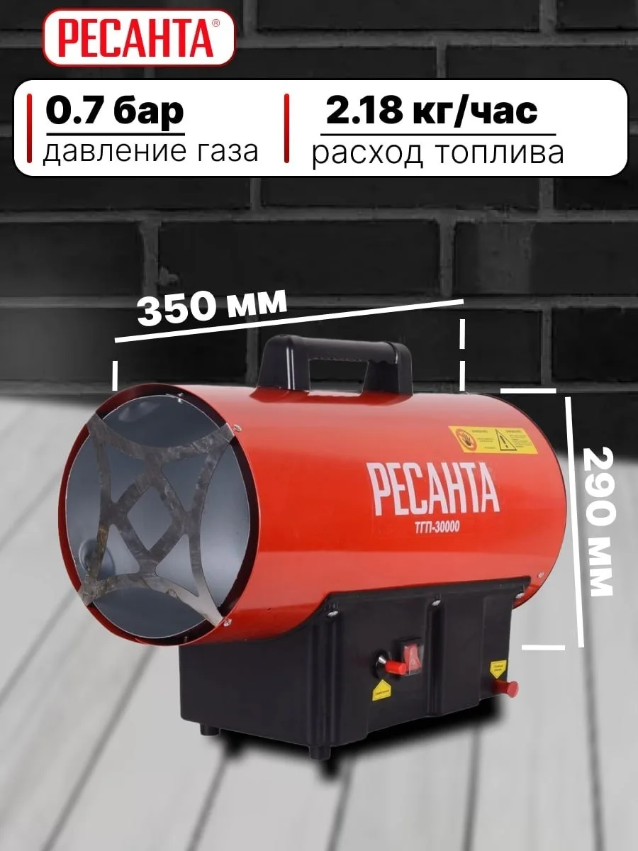 Тепловая газовая пушка Ресанта ТГП-30000