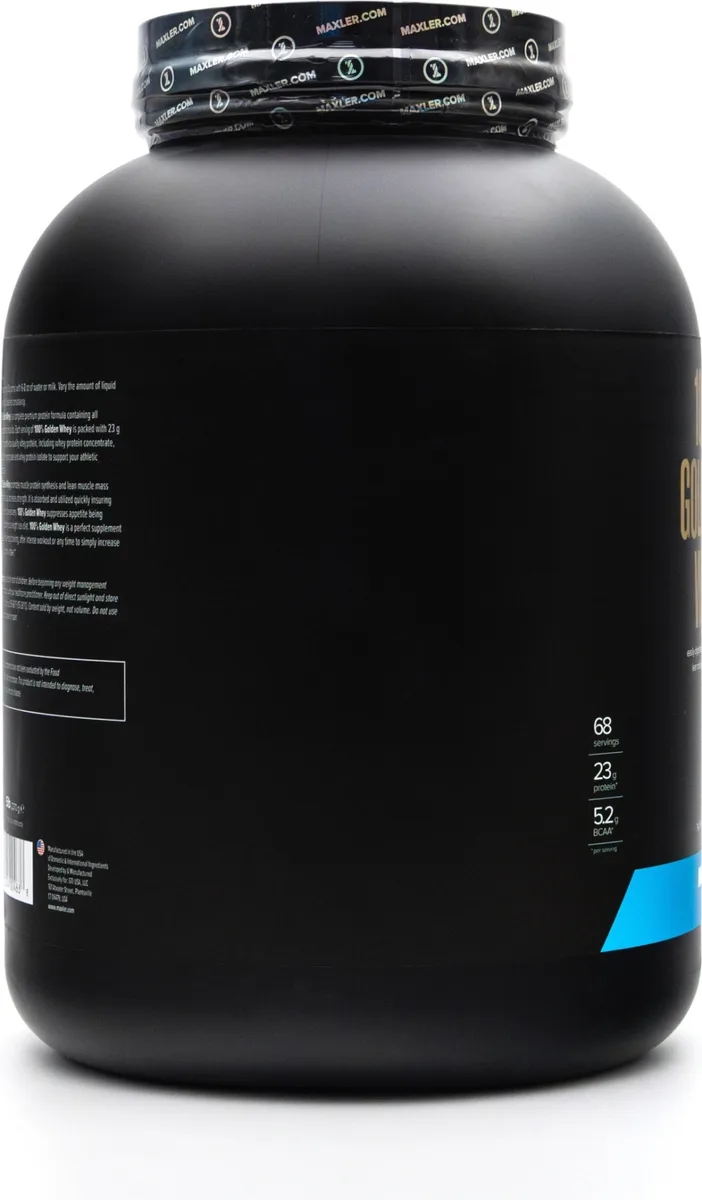 Протеин Maxler 100% Golden Whey Protein Strawberry 2270г (4638)