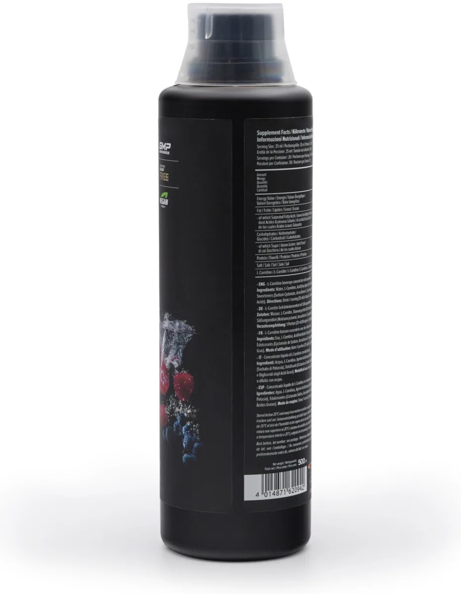 Аминокислота Maxler L-Carnitine 3000 Blueberry Raspberry 500 мл (0942)