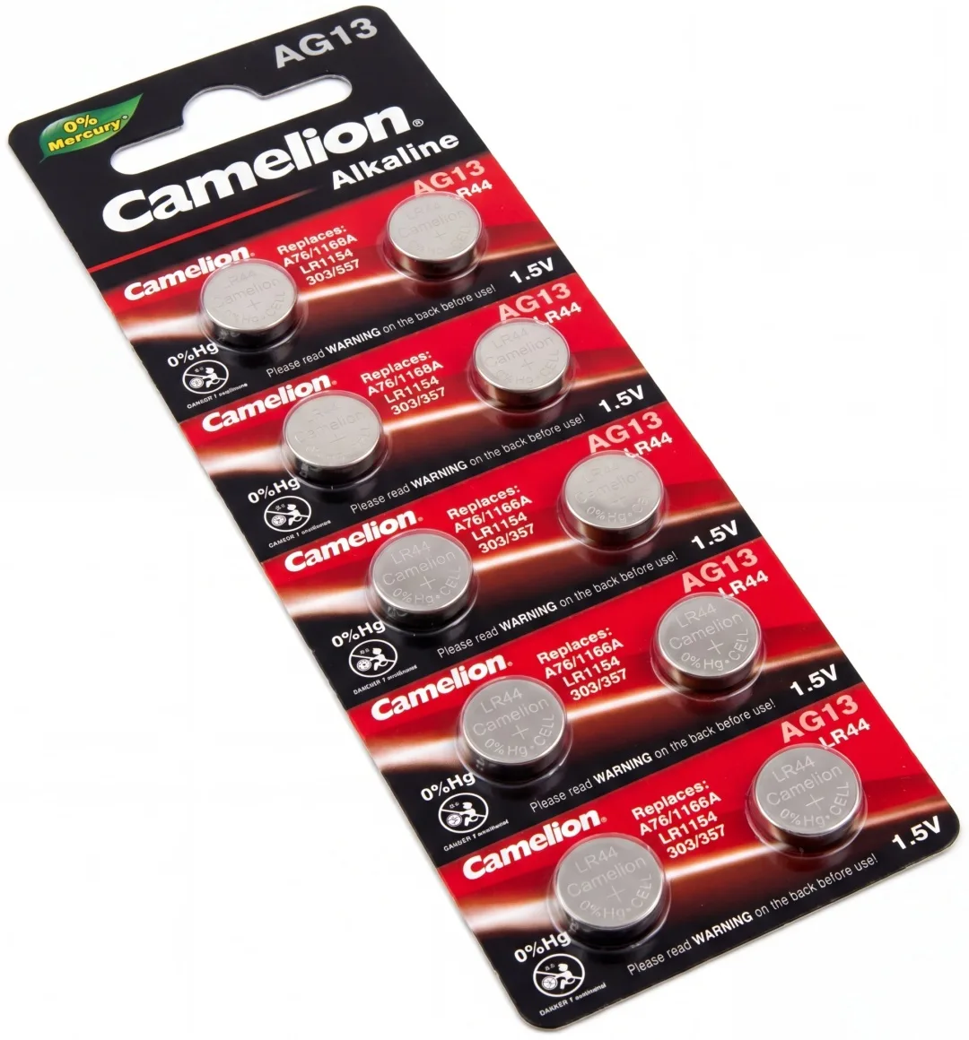Батарейка CAMELION Alkaline AG13-BP10 10 шт. в блистере