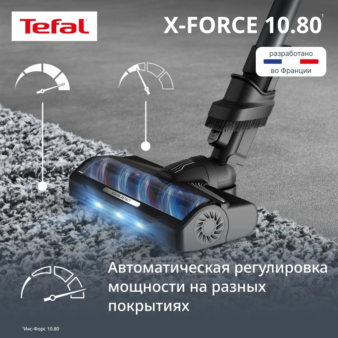 Беспроводной ручной пылесос Tefal TY7AD5E0 Голубой-Черный