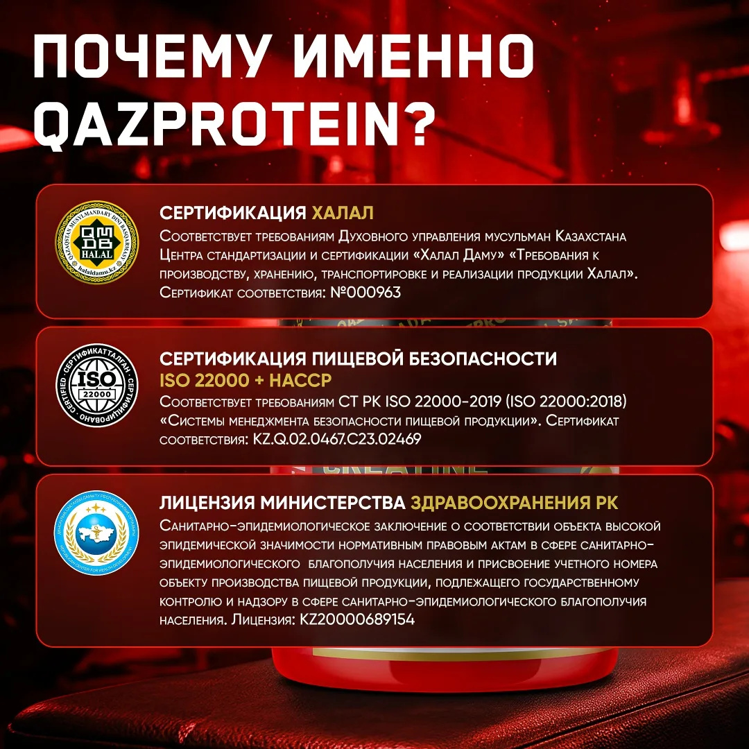 Креатин Qazprotein Micronized Creatine 150 гр (2026)