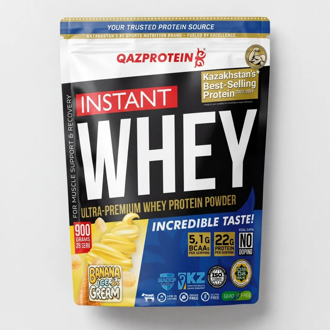 Протеин Qazprotein Instant WHEY 900г Банан (3009)