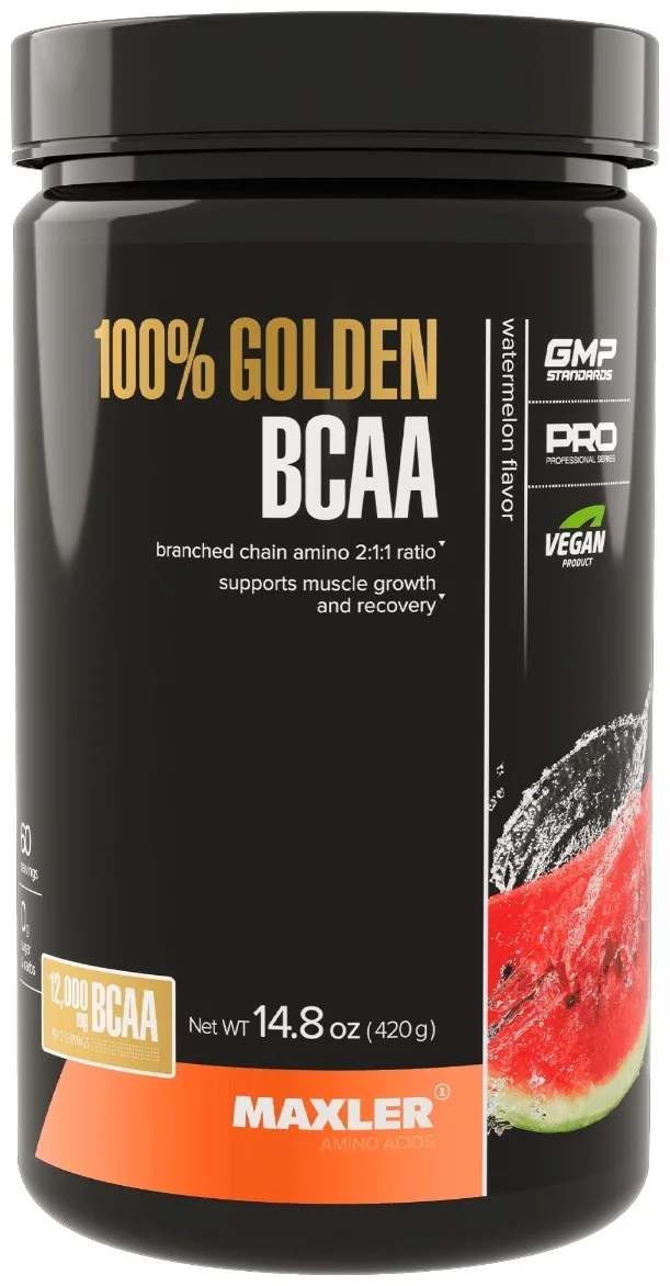 Аминокислота Maxler 100% Golden BCAA  Watermelon 420г (0777)