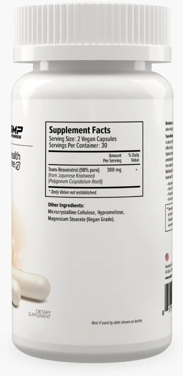 Витамин Maxler Trans-Resveratrol капсулы 60 шт (1880)