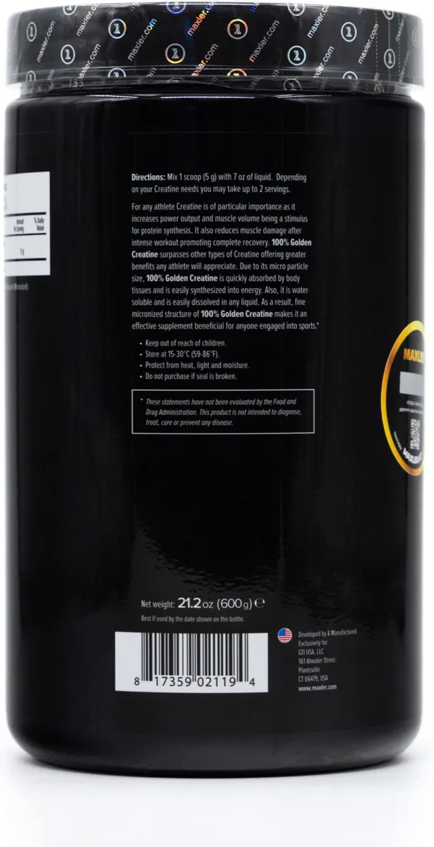 Креатин Maxler 100% Golden Creatine 600г (1194)
