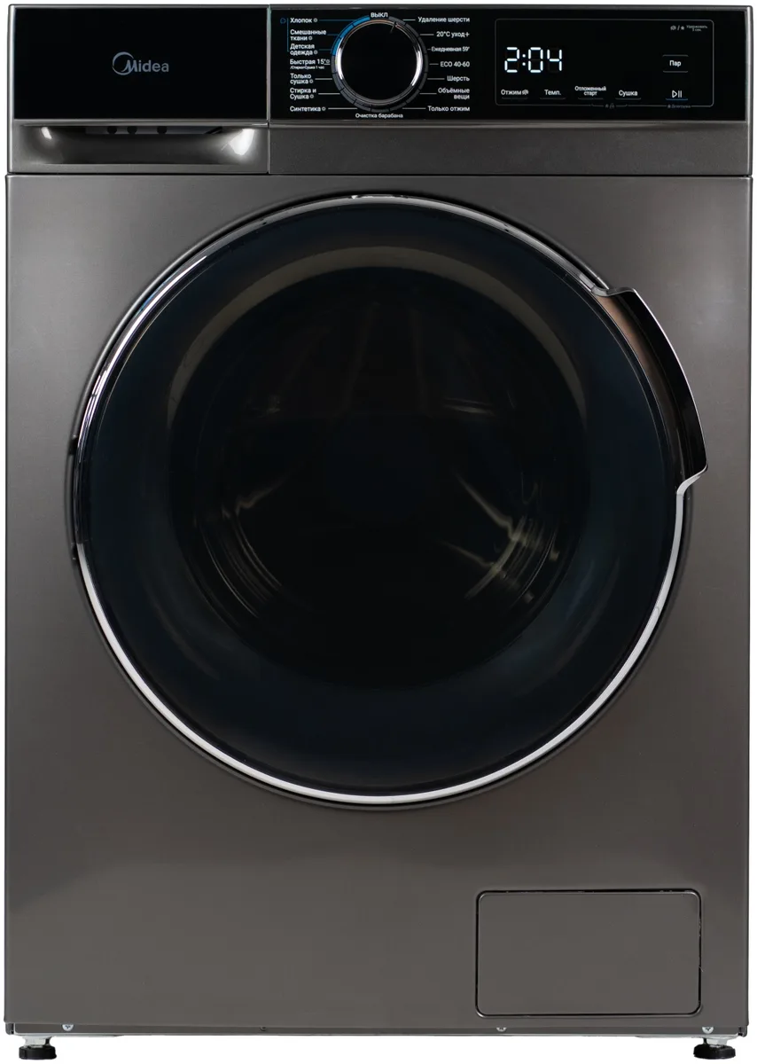 Стиральная машина Midea MFA01D80B/T-KZ серый, черный